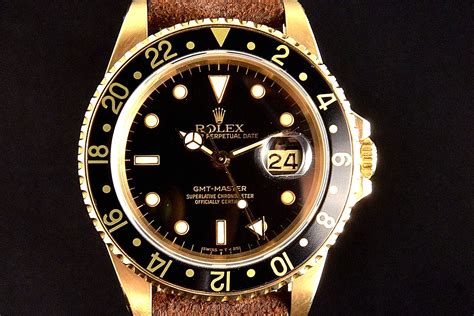 rolex gmt con cinturino in pelle|Nuovo 1908 .